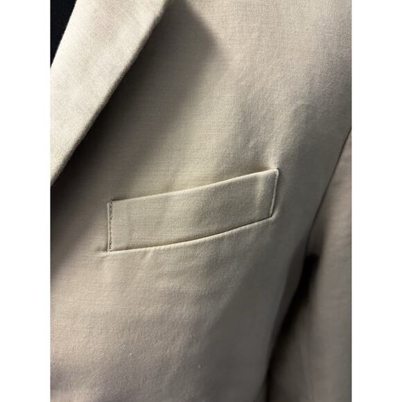 Ladies Tan Two Button Blazer Size M - Picture 3 of 8